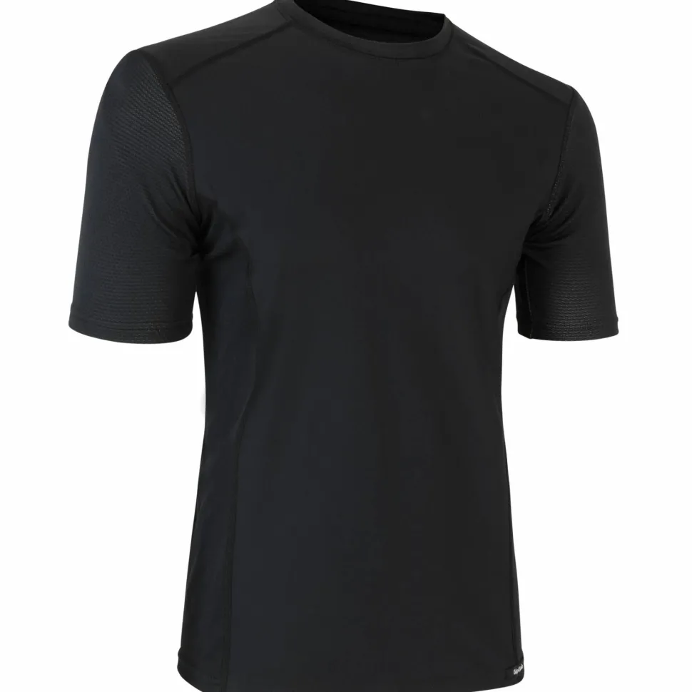 Gripgrab Men's Windbreaking Short Sleeve Base Layer Black