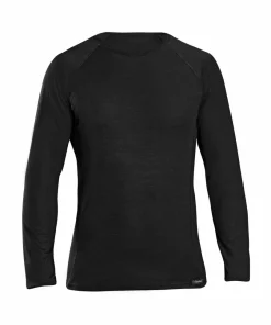 Gripgrab Merino Polyfibre Long Sleeve Base Layer Black