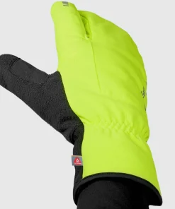Gripgrab Nordic 2 Windproof Deep Winter Lobster Gloves Yellow Hi-Vis