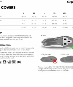 Gripgrab PACR Windproof Toe Covers Black