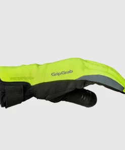 Gripgrab Polaris 2 Waterproof Winter Gloves Yellow Hi-Vis