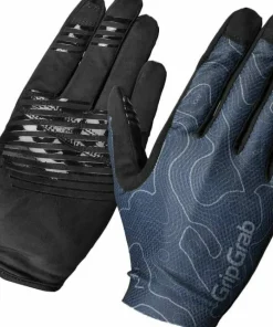 Gripgrab Rebel Full Finger Summer Gloves Navy Blue