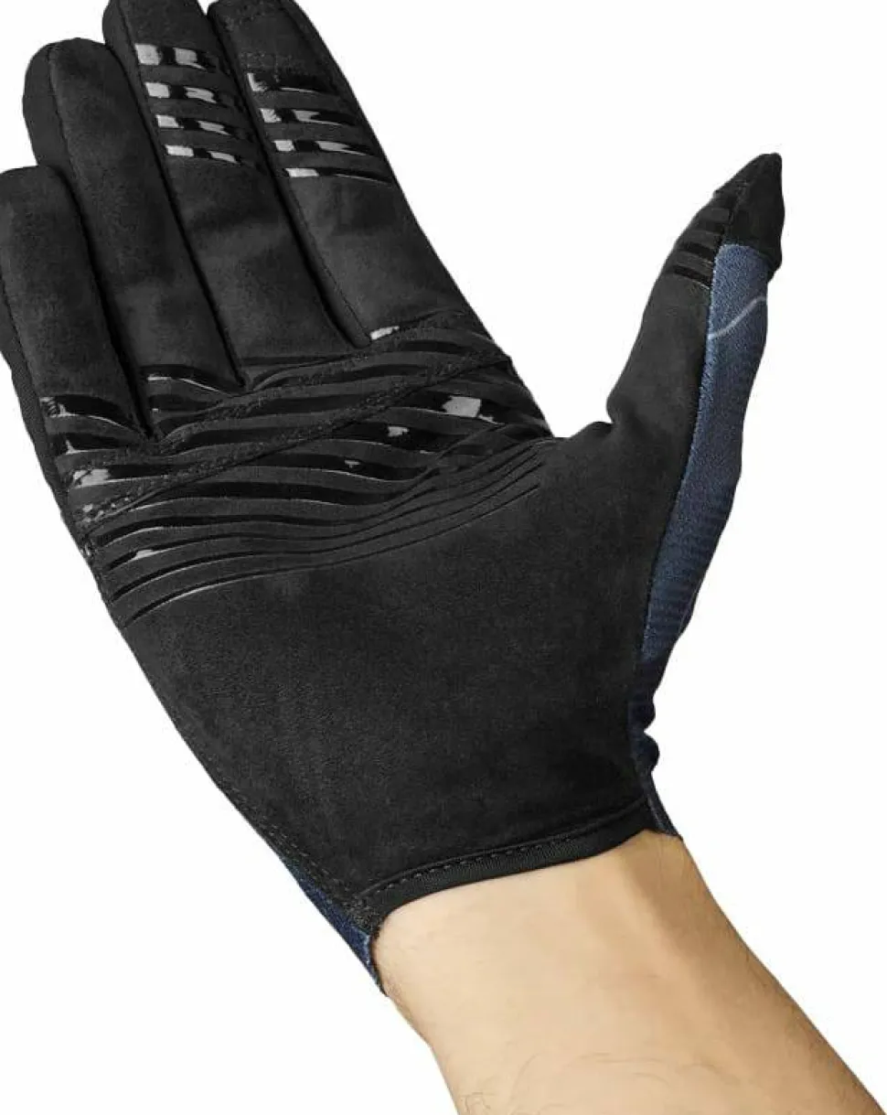 Gripgrab Rebel Full Finger Summer Gloves Navy Blue