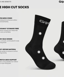 Gripgrab RIDE High Cut Socks Black