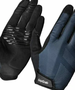 Gripgrab Ride Lite Padded Full Finger Summer Gloves Navy Blue