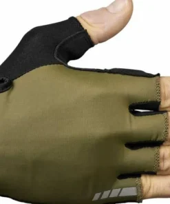 Gripgrab Ride Padded Short Finger Summer Gloves Olive Green