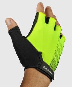 Gripgrab Ride RC Lite Padded Short Finger Summer Gloves Yellow Hi-Vis