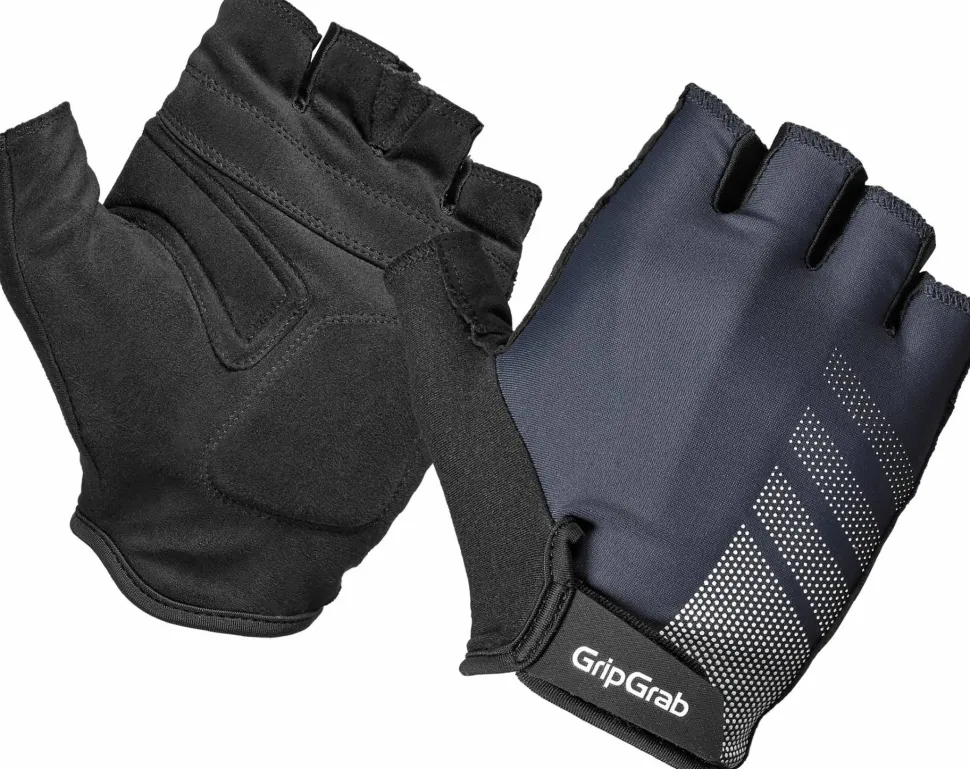 Gripgrab Ride RC Lite Padded Short Finger Summer Gloves Navy Blue