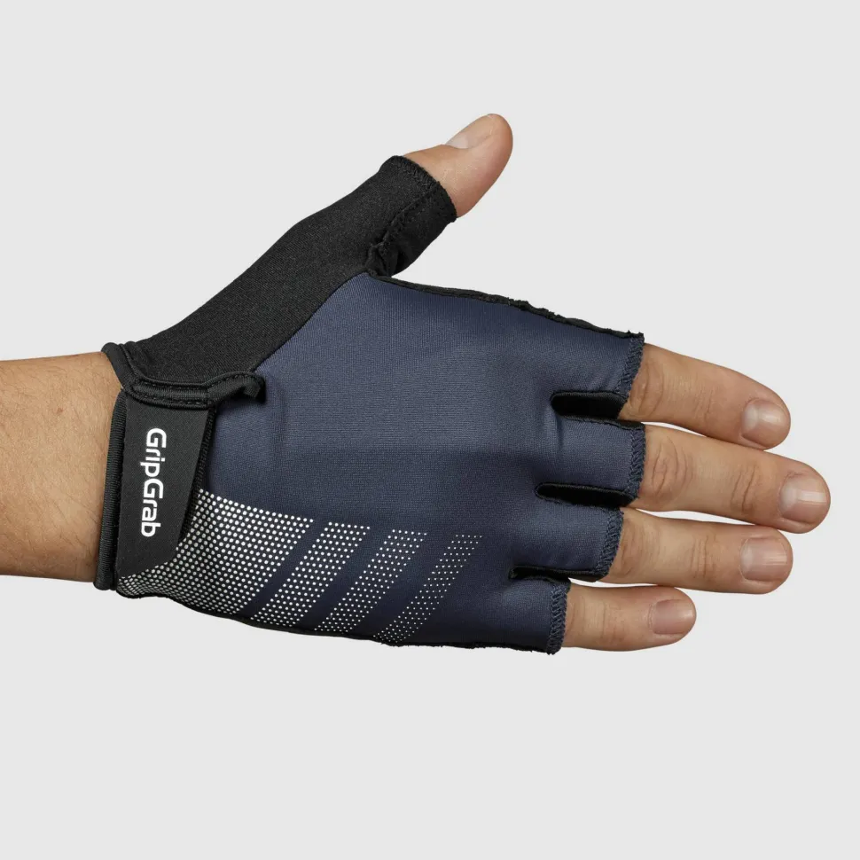 Gripgrab Ride RC Lite Padded Short Finger Summer Gloves Navy Blue