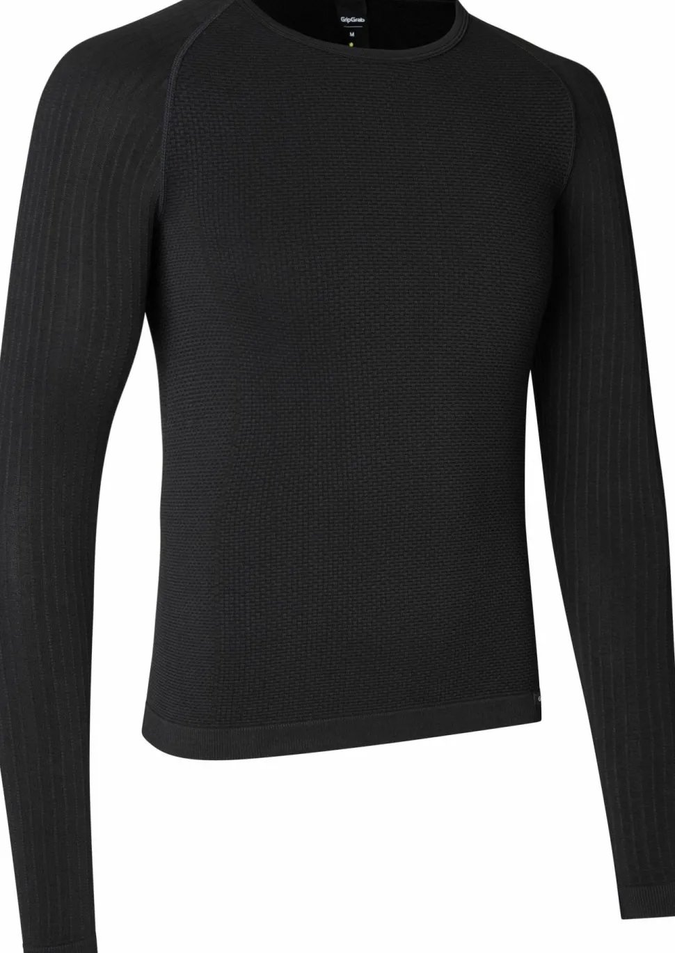 Gripgrab Unisex PACR Spring-Autumn Seamless Long Sleeve Base Layer Black