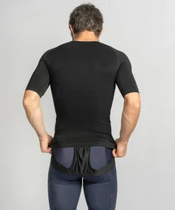 Gripgrab Unisex PACR Spring-Autumn Seamless Short Sleeve Base Layer Black