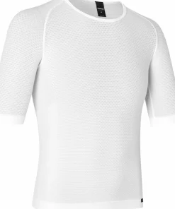 Gripgrab Unisex PACR Ultralight Seamless Short Sleeve Base Layer White