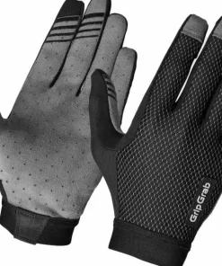 Gripgrab Vertical 2 Insidegrip™ Full Finger Summer Gloves Black