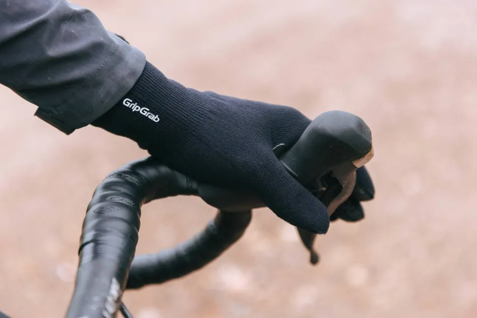 Gripgrab Waterproof Knitted Thermal Glove Black