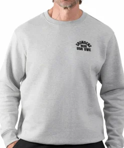 Grundéns Men's 1926 Crew Sweatshirt Lightgrey