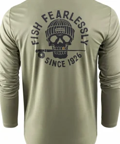 Grundéns Men's Deadstick Ls Tech Tee Forest