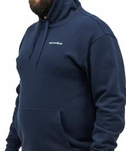 Grundéns Men's Logo Boat Hoodie Dark Navy