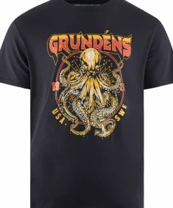 Grundéns Men's Rocktopus Ss T-Shirt Black