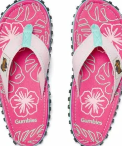 Gumbies Unisex Islander Blush Hibiscus