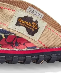 Gumbies Unisex Islander Denim Hibiscus
