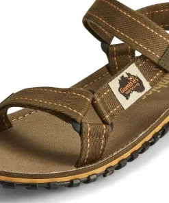Gumbies Unisex Tracker Sandals Khaki