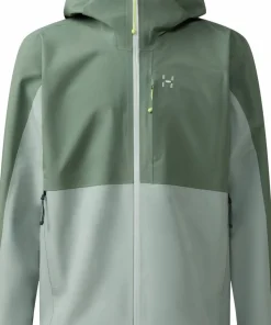 Haglöfs Men's Front Proof II Jacket Chlorophyll Green/dew Green