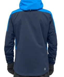 Haglöfs Men's L.I.M Hybrid Touring Hood Electric Blue/Tarn Blue