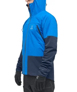 Haglöfs Men's L.I.M Hybrid Touring Hood Electric Blue/Tarn Blue