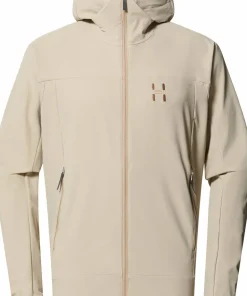 Haglöfs Men's Rosson Softshell Hood Chalk Beige