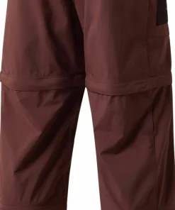 Haglöfs Men's Solis Zip Off Pant Maroon Trail