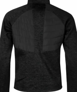 Halti Men's Streams Hybrid Knit Layer Jacket Black Melange