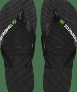 Havaianas Men's Brazil Logo Black/Black