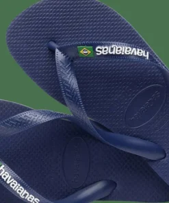 Havaianas Men's Brazil Logo Navy Blue