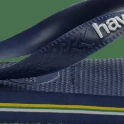 Havaianas Men's Brazil Logo Navy Blue