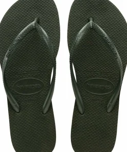 Havaianas Unisex Slim Green Olive