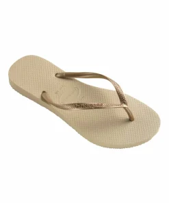 Havaianas Unisex Slim Sand Grey/Light Golden