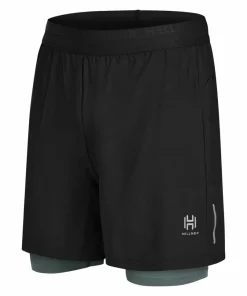 Hellner Kelva 2-in-1 Shorts Men's Black Beauty/Laurel Wreath