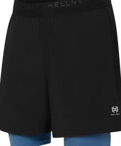 Hellner Kelva 2-in-1 Shorts Men's Black Beauty/Ensign Blue