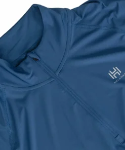 Hellner Men's Core Running Halfzip LS Tee Ensign Blue