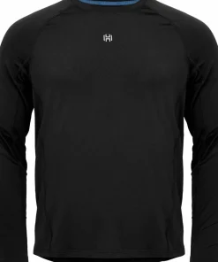 Hellner Men's Core Running Rn Long Sleeve Tee Black Beauty