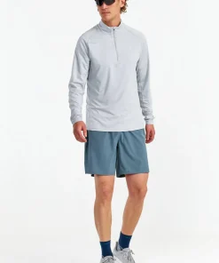 Hellner Men's Core Running Halfzip LS Tee High-rise