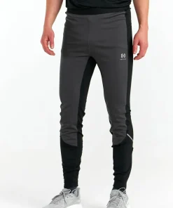 Hellner Men's Nautanen Winter Windblock Tights Phantom/Black Beauty