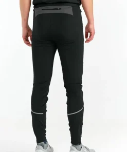 Hellner Men's Nautanen Winter Windblock Tights Phantom/Black Beauty