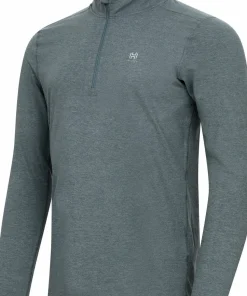 Hellner Men's Nunis Halfzip Long Sleeve Tee Stormy Weather