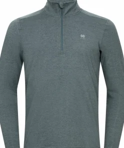Hellner Men's Nunis Halfzip Long Sleeve Tee Stormy Weather
