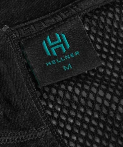 Hellner Men's Wool Tech Base Layer Long Sleeve Black Beauty