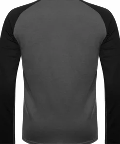 Hellner Men's Wool Warm Base Layer Long Sleeve Phantom/Black Beauty