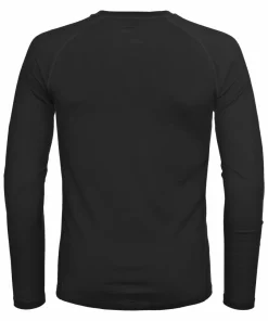 Hellner Men's Wool Warm Base Layer Long Sleeve Black Beauty