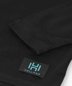Hellner Men's Wool Warm Base Layer Long Sleeve Black Beauty