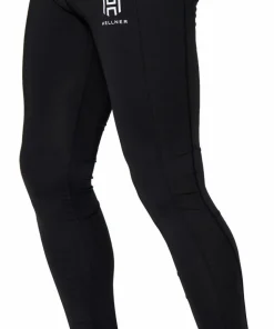 Hellner Mustavaara Running Tights Men Jet Black